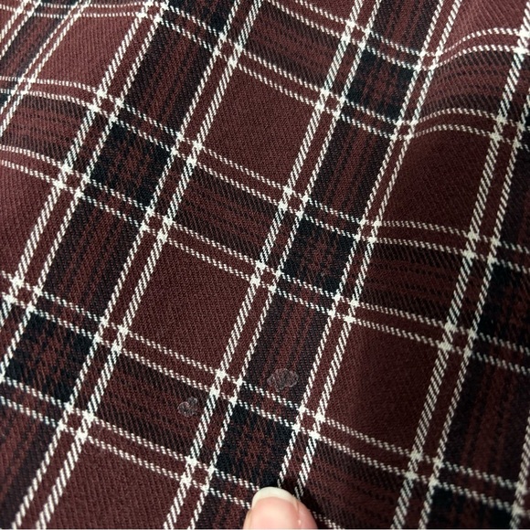 Duluth Trading Co Large Men Flannel Button Front Long Sleeve Shirt Plaid Cotton - Picture 7 of 8